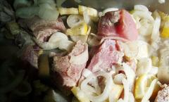 Маринад для свинины Мясо запеченное в духовке с лимоном